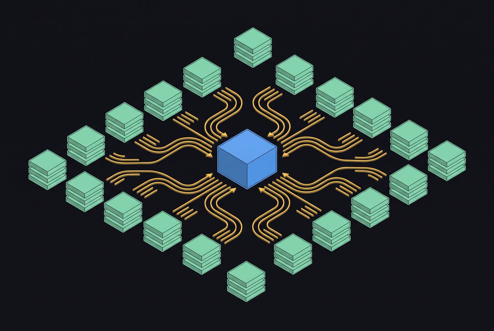Cover illustration for “Distributed Rollout Generation for Large-Scale PPO Training”
