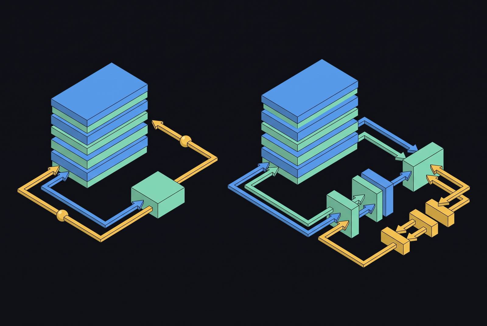 Cover illustration for “GRPO vs PPO for Large Language Model Fine-Tuning”