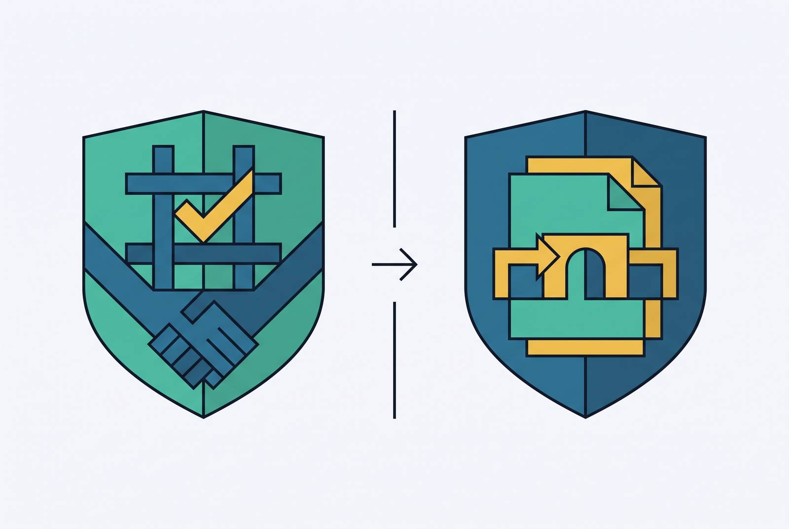 Cover illustration for “ISO 27001 vs SOC 2 for US SaaS Companies Selling to Enterprise”