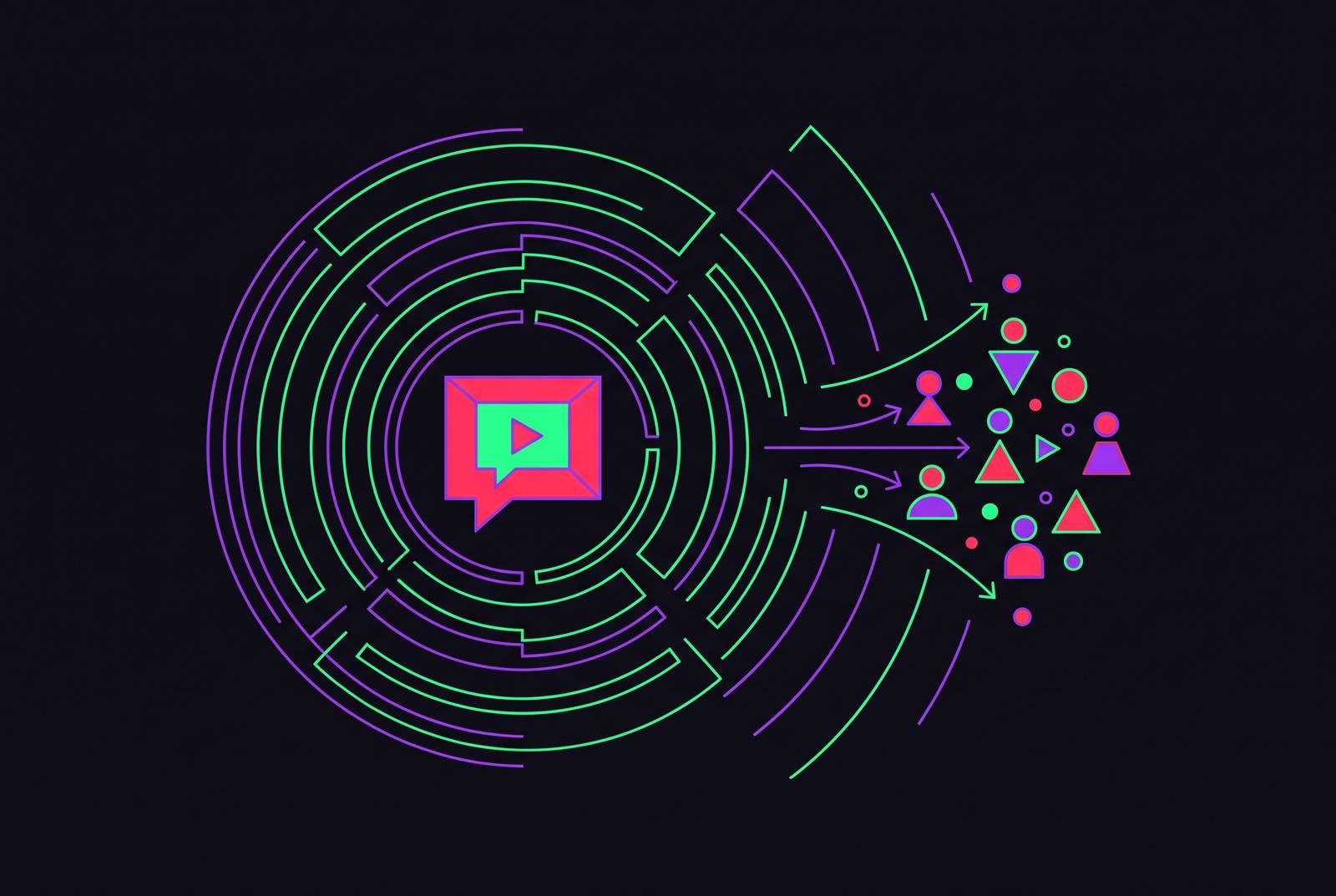 Cover illustration for “How to Build a Social Media Content Strategy That Reaches Buyers”