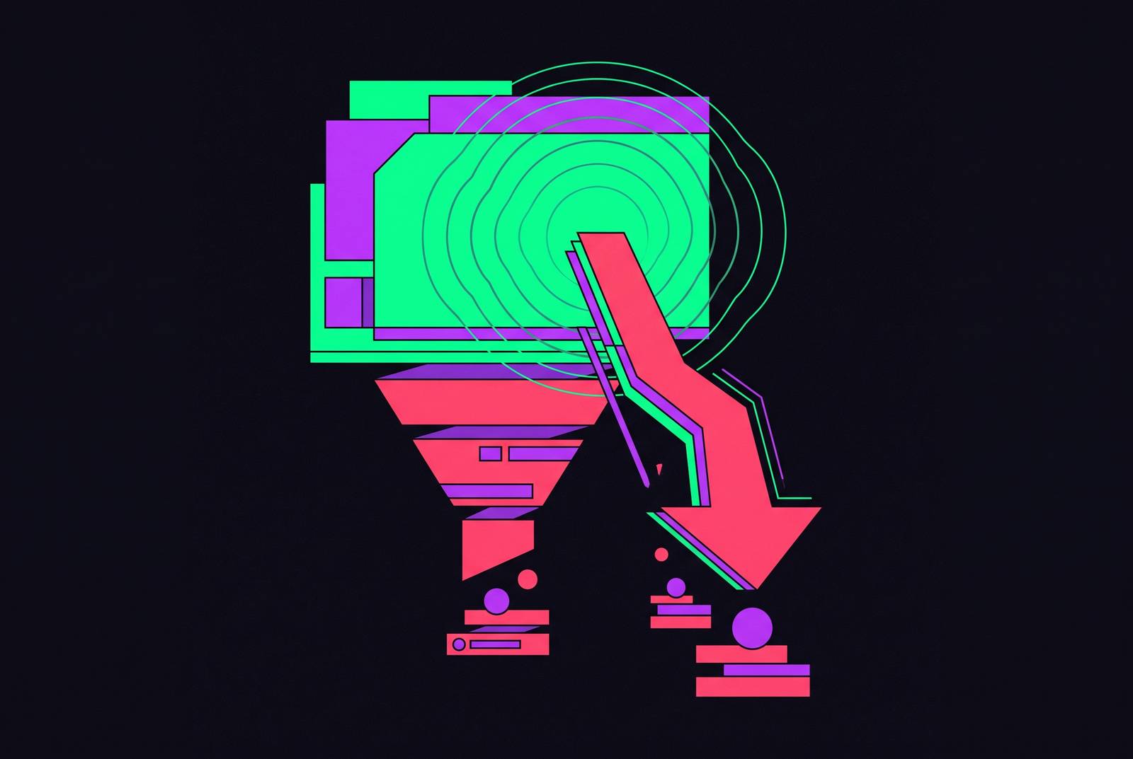 Cover illustration for “AI Overviews Impact on Organic Click-Through Rates”