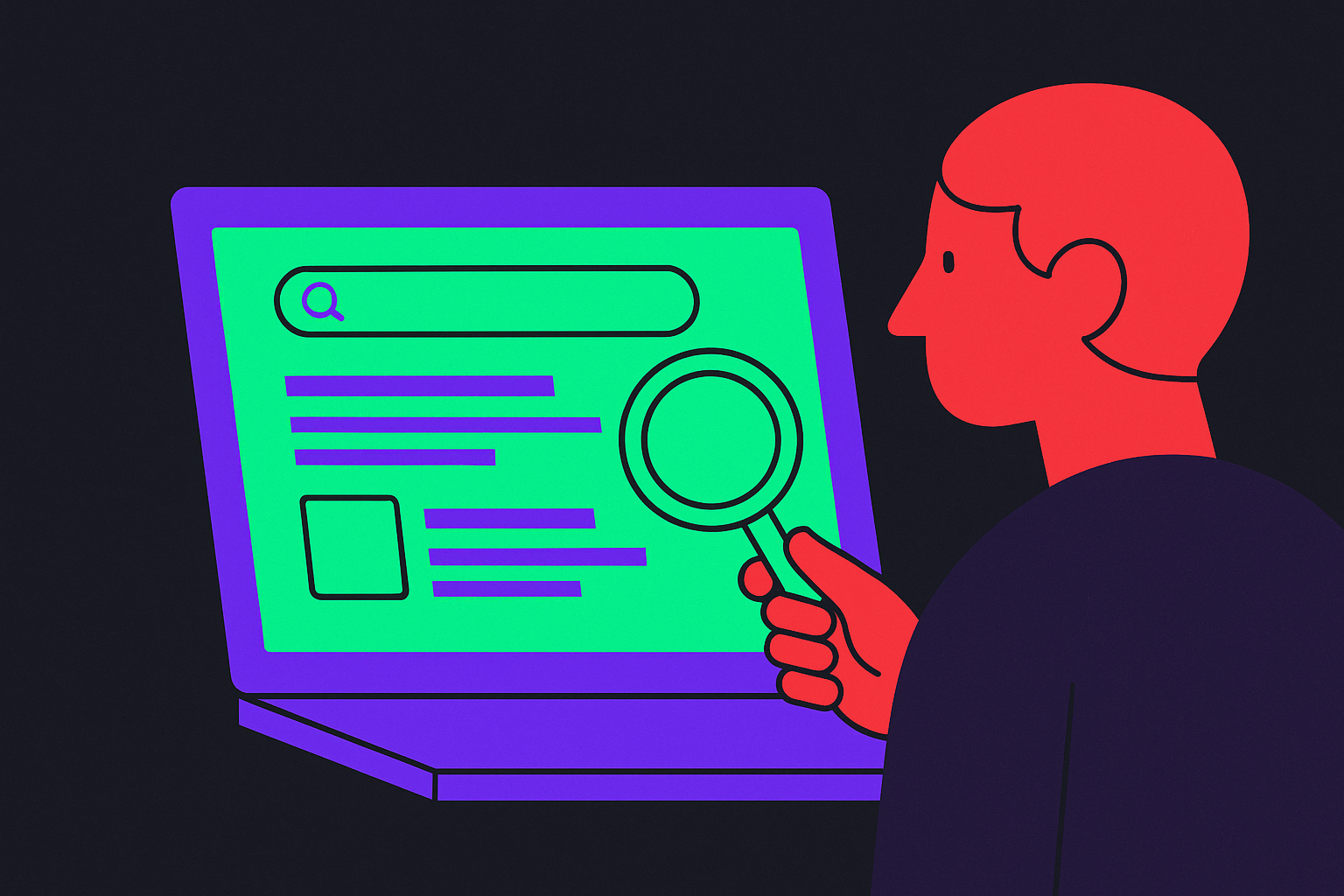 Cover illustration for “How to Read a SERP Before You Write a Single Word”