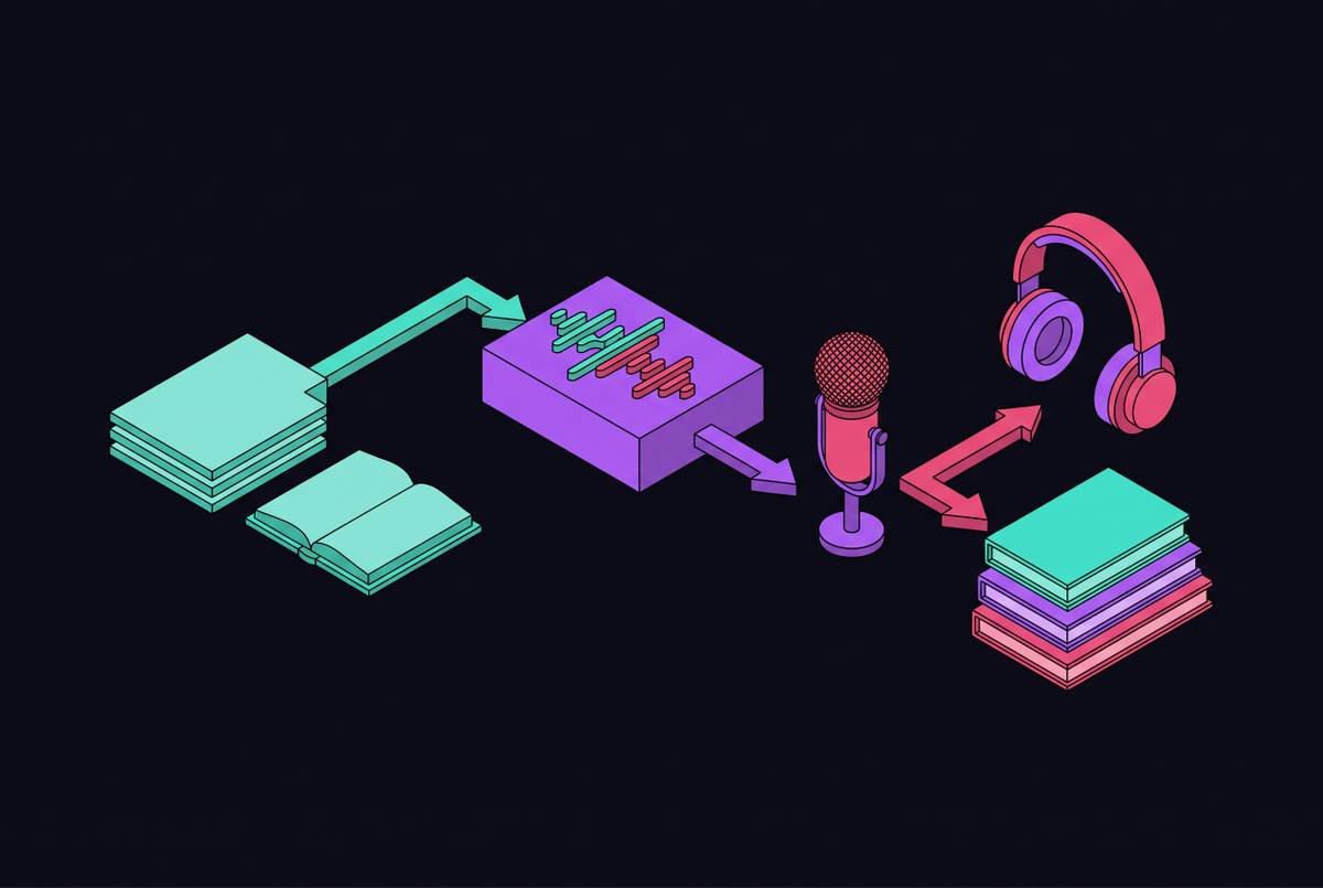 Cover illustration for “TTS for Audiobook Production Pipelines”