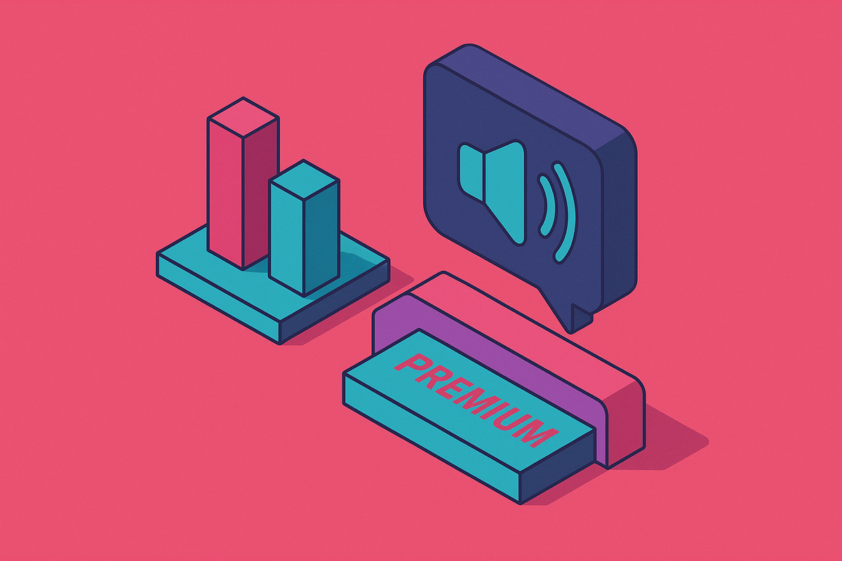 Cover illustration for “text-to-speech pricing compared across premium and budget providers”