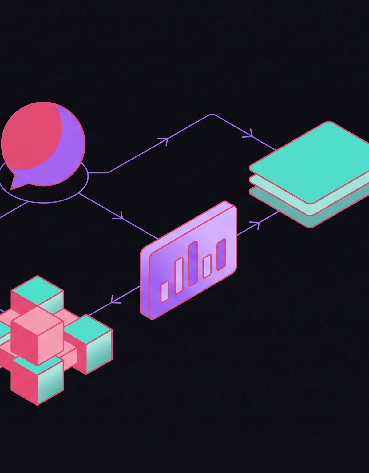 Cover illustration for “Conversational AI Agents in CRM and Helpdesk Workflows”