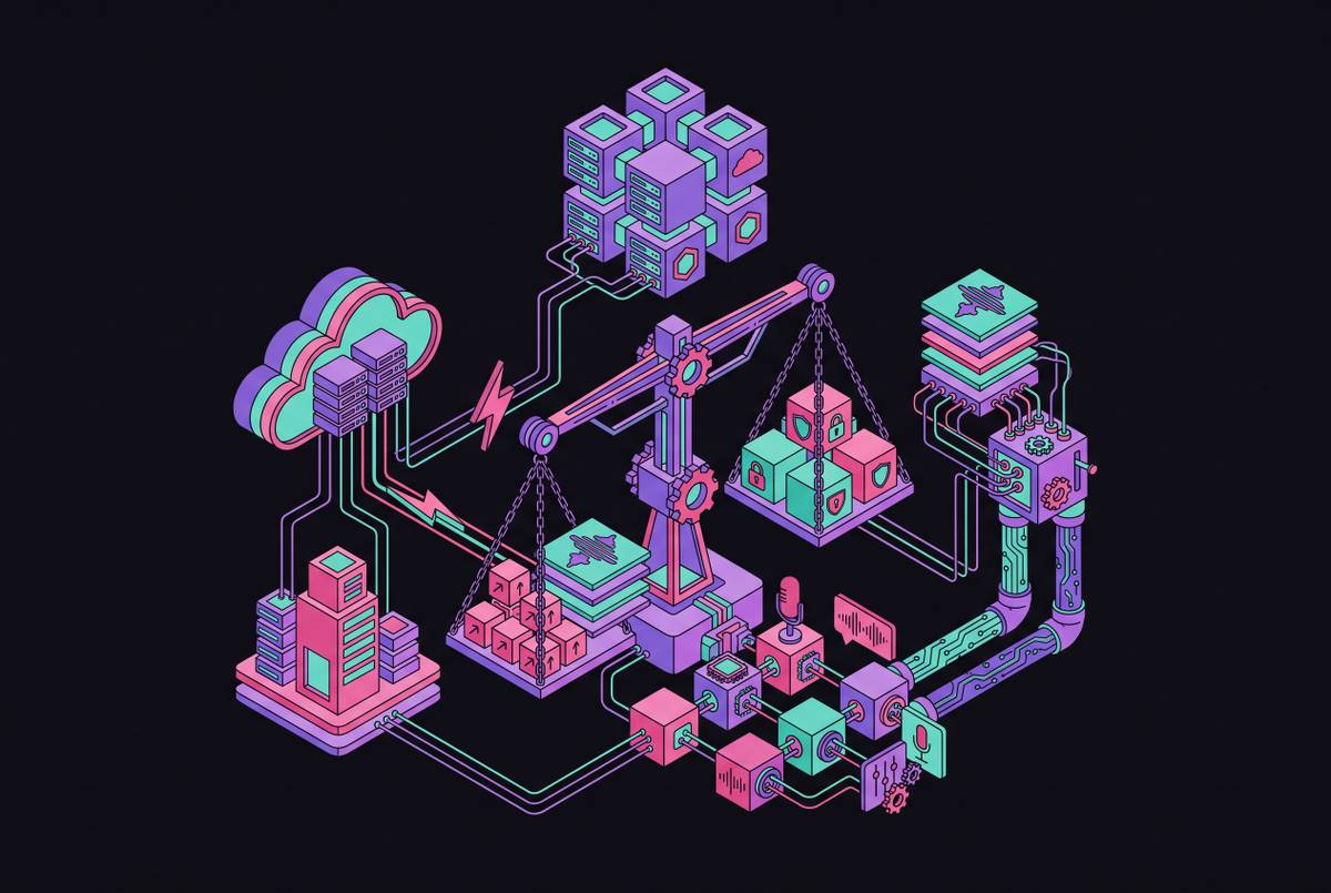 Cover illustration for “Whisper Model Deployment Options and Self-Hosting Tradeoffs”