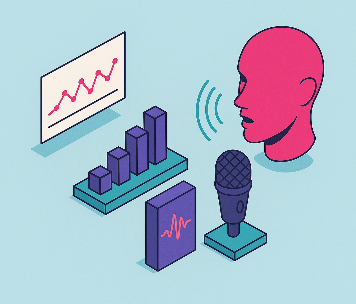Cover illustration for “Prosody Modeling and Expressive Speech Synthesis Research”