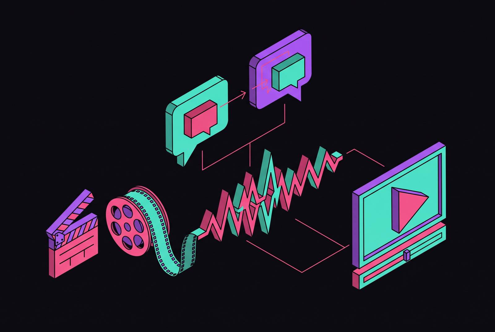 Cover illustration for “AI Dubbing and Voice Replacement in Film and Streaming”