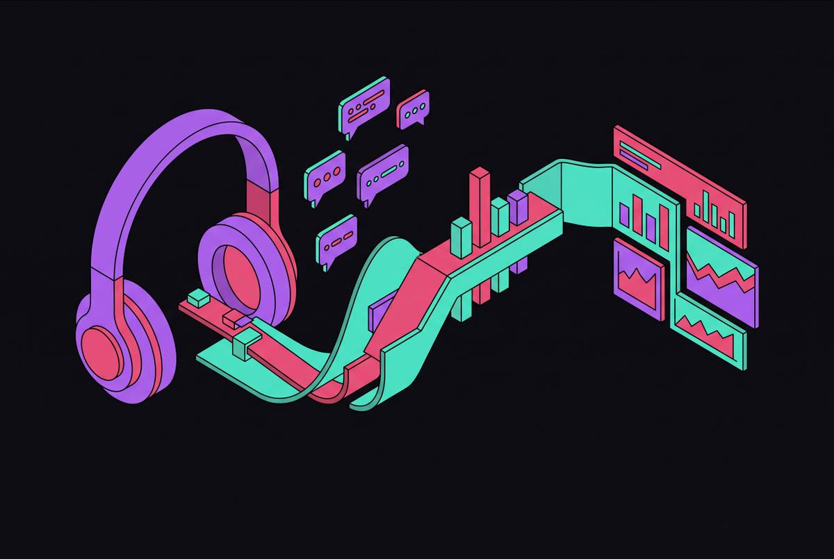 Cover illustration for “STT for Multilingual Call Center Analytics”