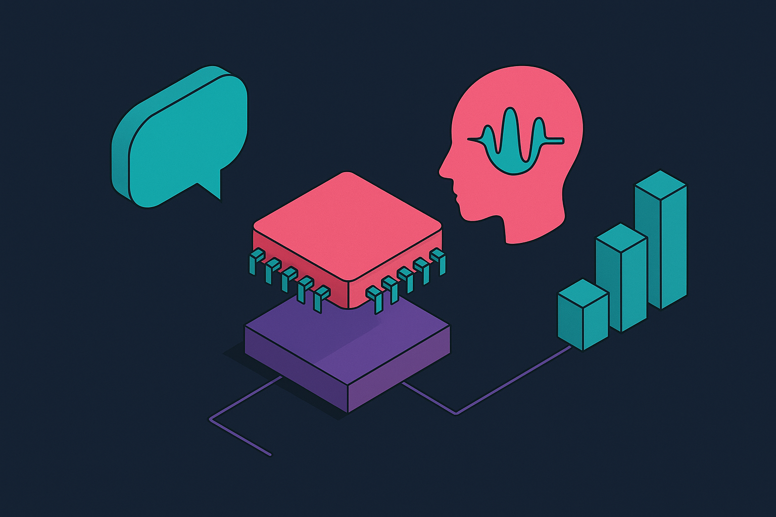 Cover illustration for “Neural Codec Language Models as a Speech Generation Paradigm”
