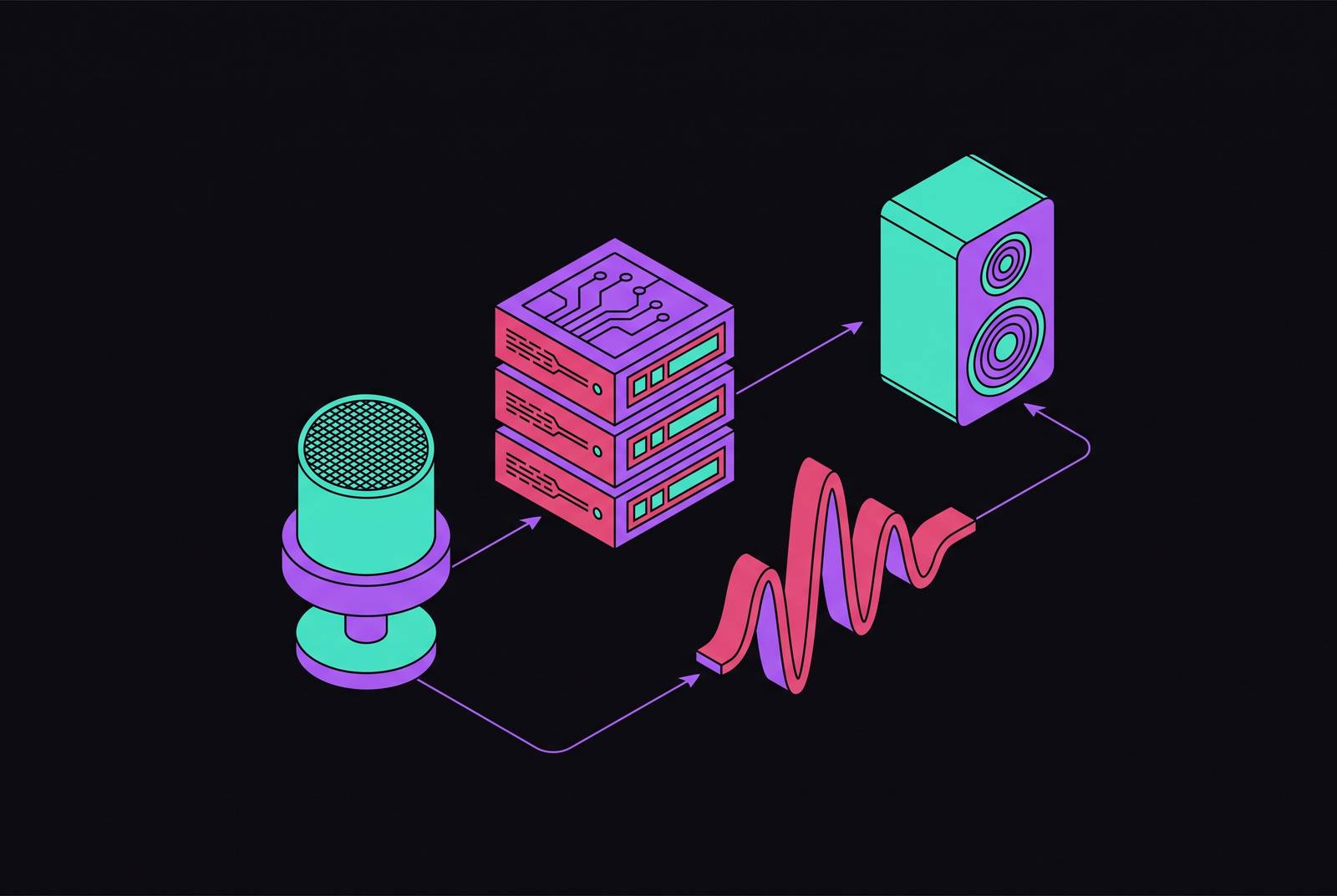 Cover illustration for “voice TTS providers for low-latency conversational AI stacks”