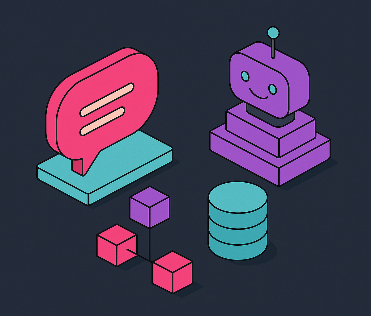 Cover illustration for “Conversational AI System Architecture for Production Deployments”