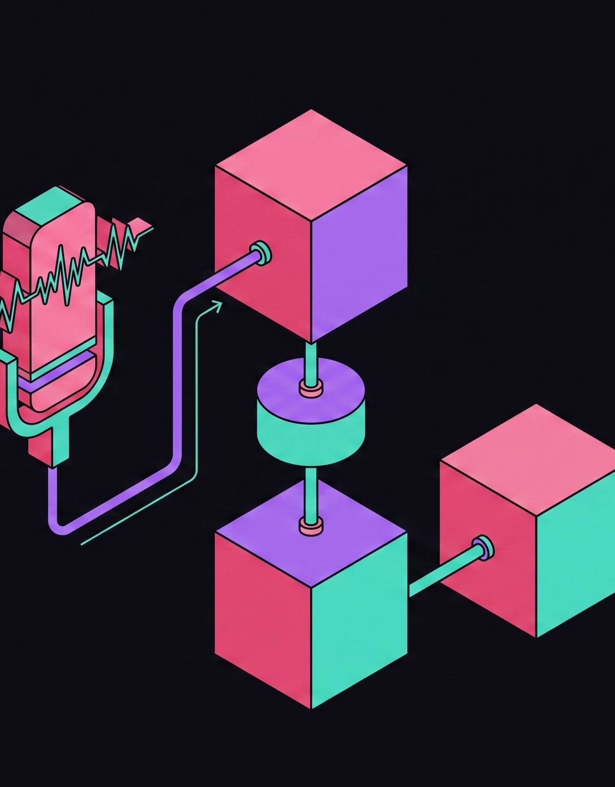 Cover illustration for “Zero-Shot Voice Cloning Model Architectures”