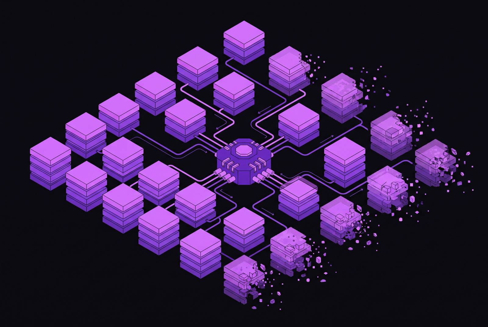 Cover illustration for “Memory Decay and Forgetting Policies for Always-On Agents”