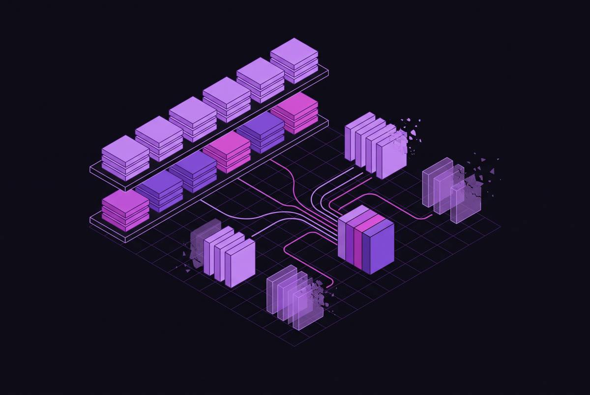 Cover illustration for “Semantic Deduplication in Agent Long-Term Memory”
