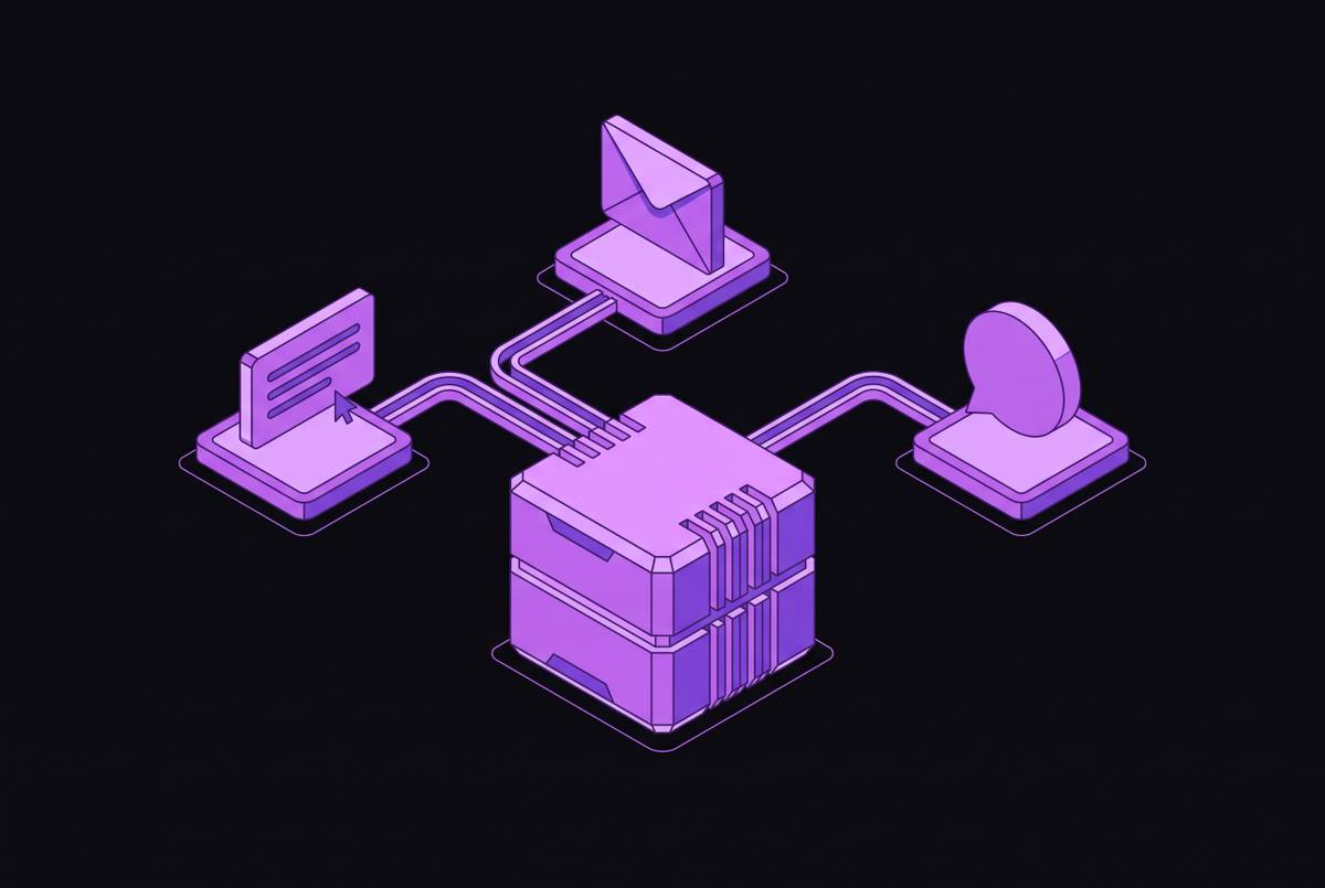 Cover illustration for “Deploying Agents Across Slack, Email, and WhatsApp From a Unified Backend”