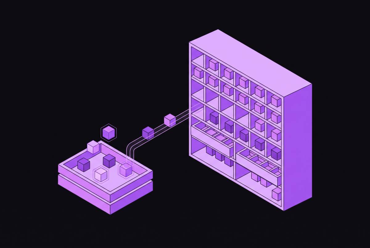 Cover illustration for “Working Memory vs Long-Term Store Partitioning in Agent Architecture”