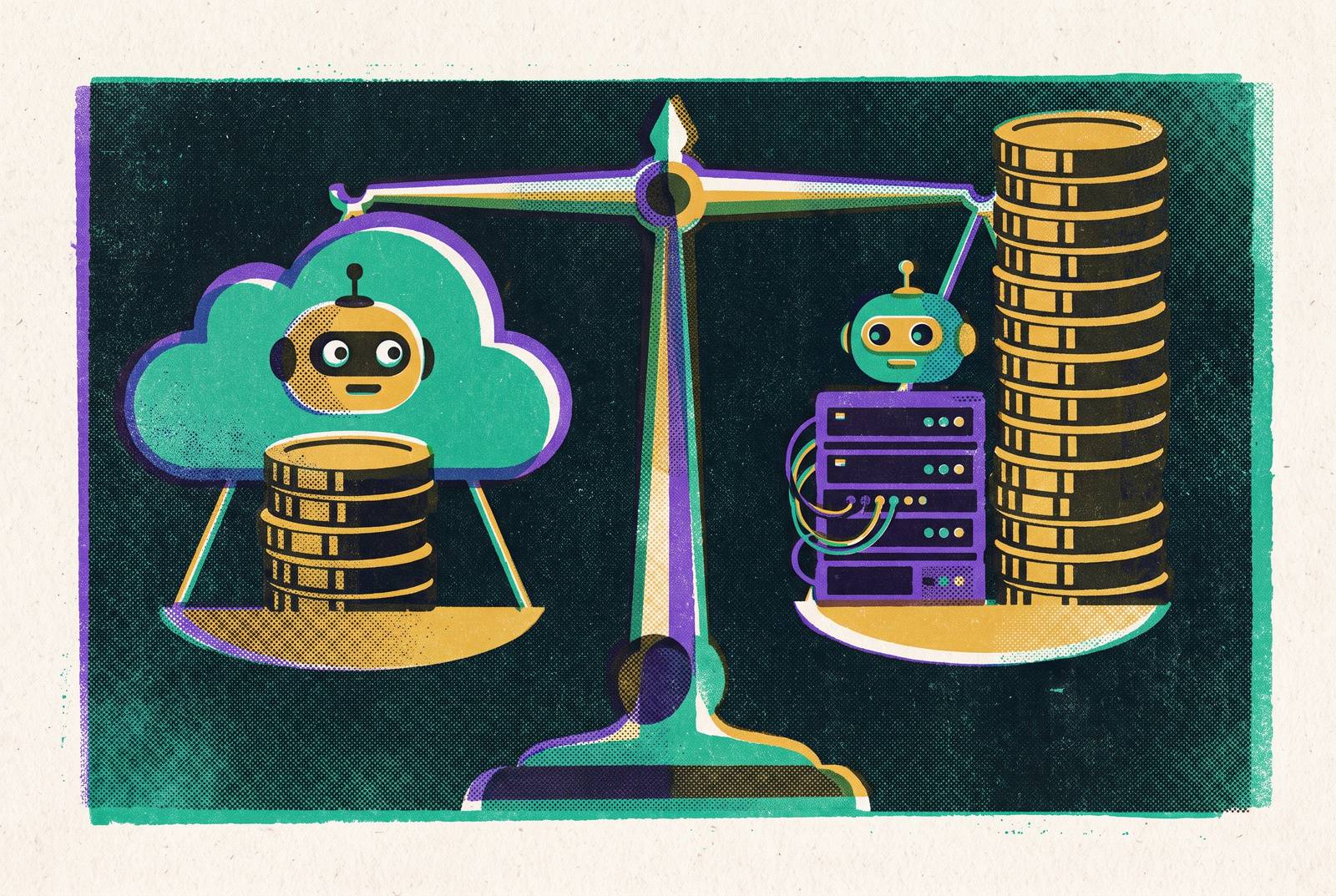 Cover illustration for “Managed Hosting vs. Self-Hosting Cost Comparison for AI Agents”