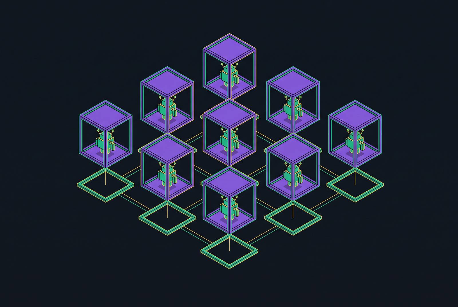 Cover illustration for “Per-User Agent Sandbox Design Patterns”