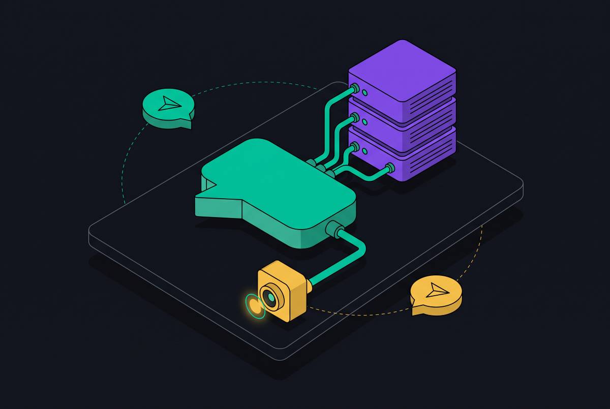 Cover illustration for “WhatsApp Business API Integration for Always-On Agents”