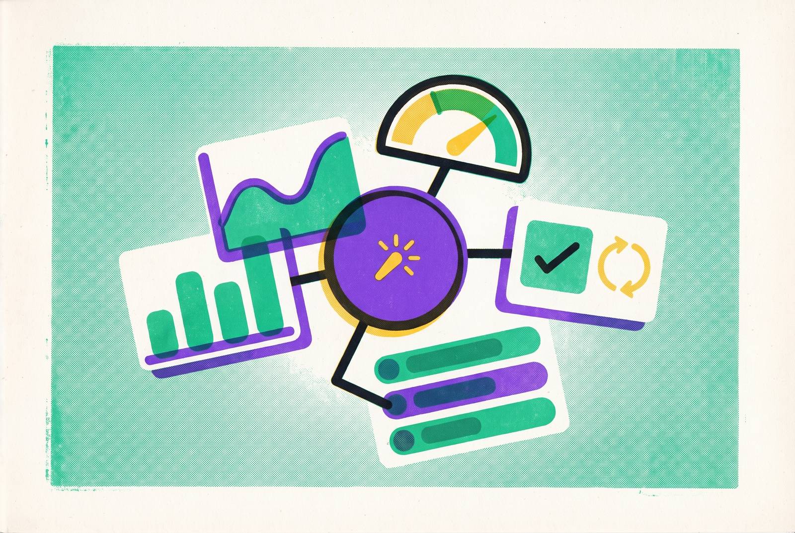 Cover illustration for “Design of a Minimum Viable Agent Dashboard”
