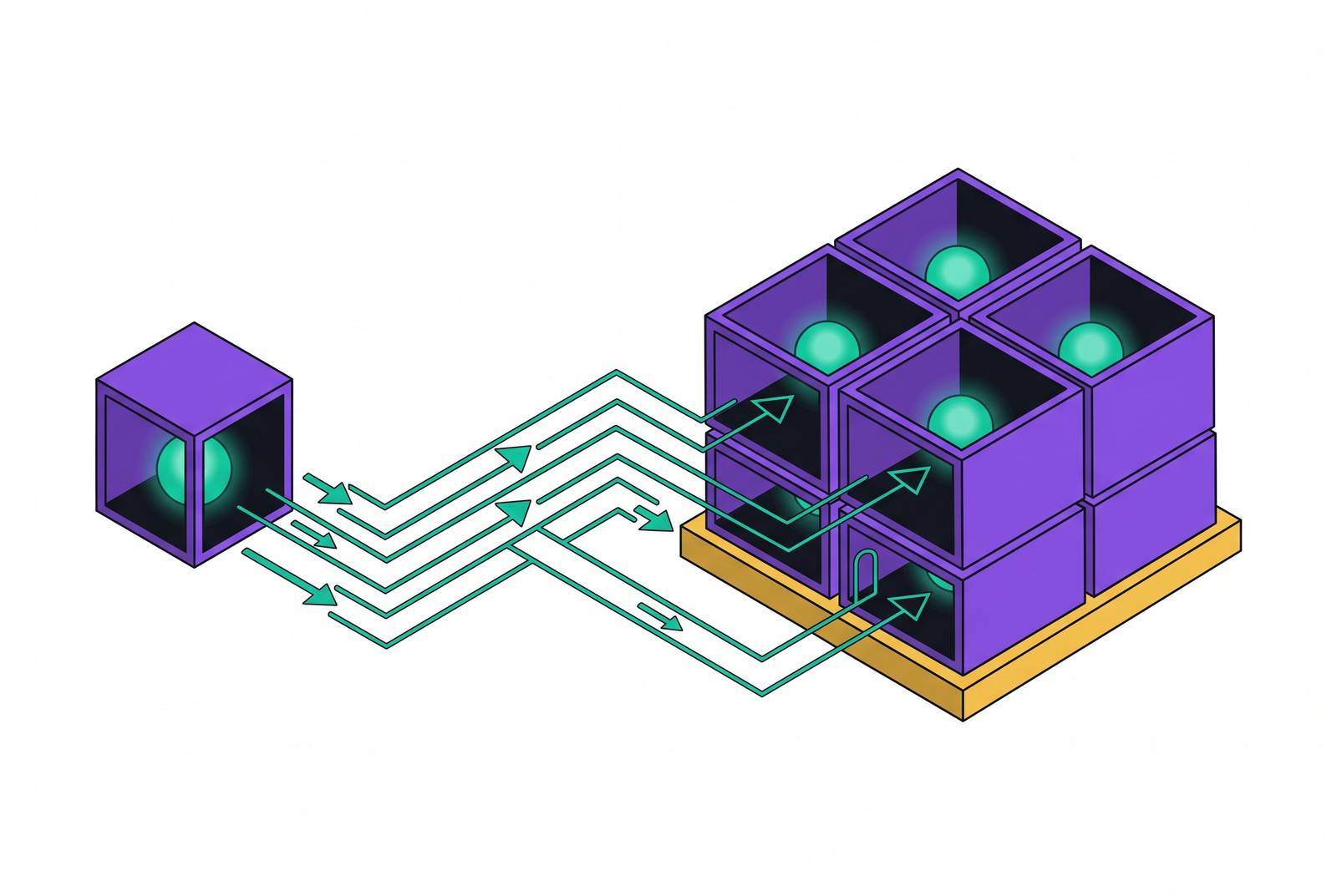 Cover illustration for “Migrating a Single-Instance Agent Prototype to Multi-Tenant”