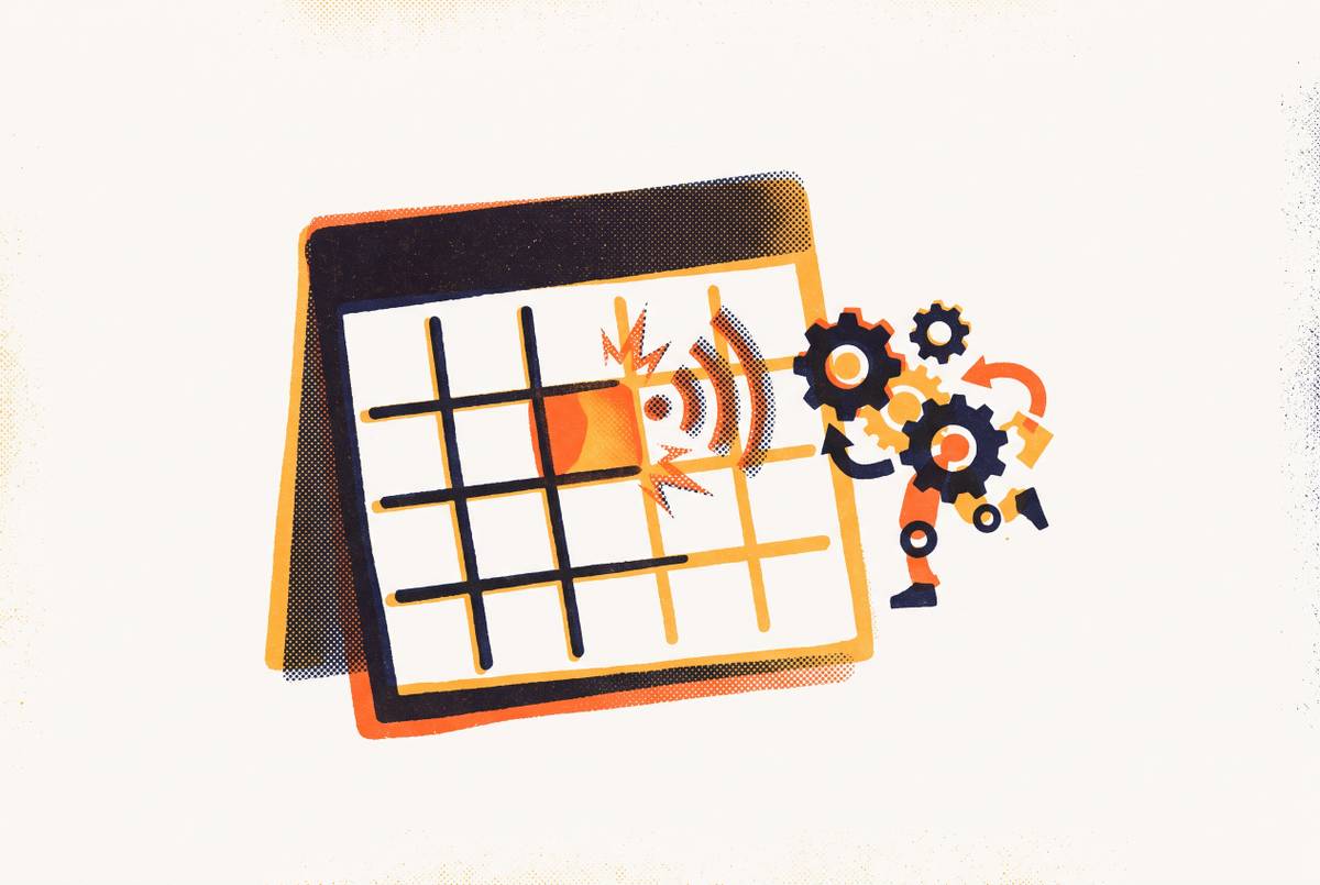 Cover illustration for “Triggering an Agent From Google Calendar Events”