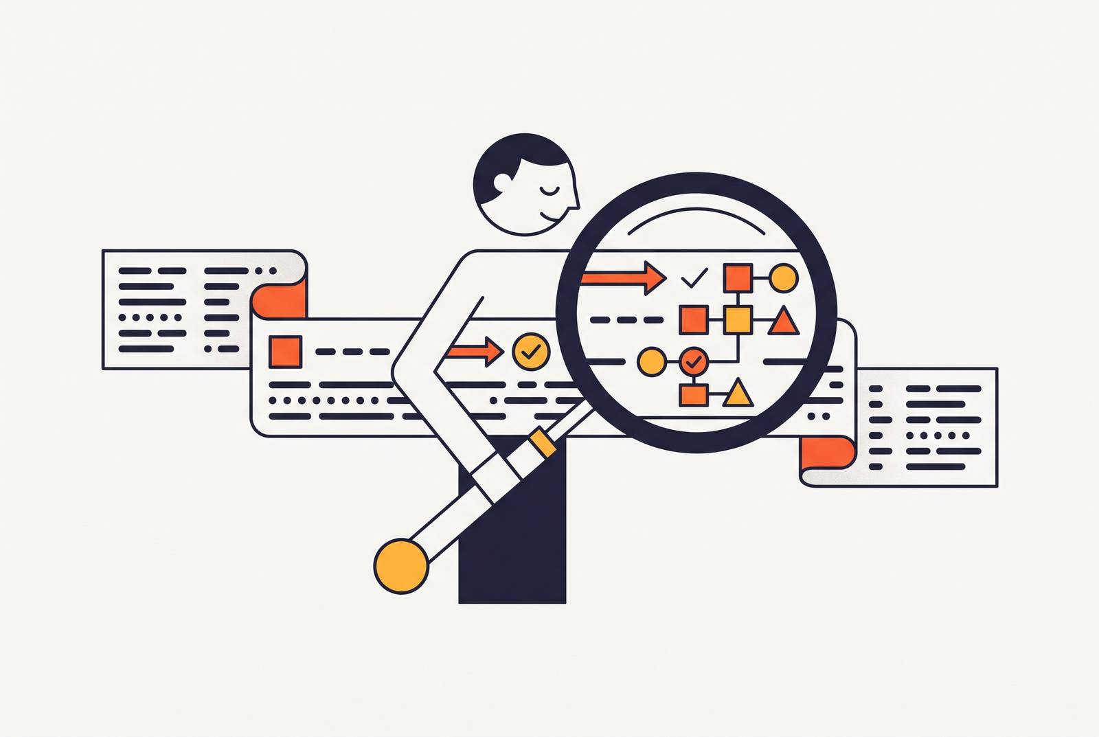 Cover illustration for “Reading Agent Logs Without a Technical Background”