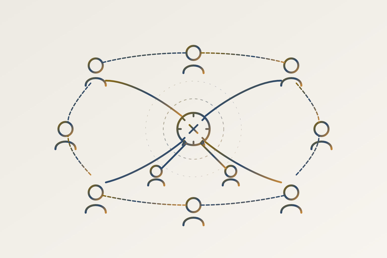 Cover illustration for “AI-Assisted Deal Team Onboarding to Inherited Relationship Graphs”