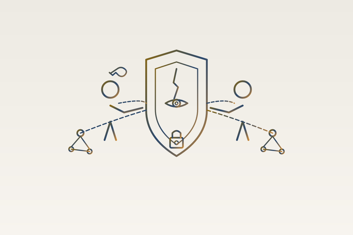 Cover illustration for “Insider Threat Risks in Shared Relationship Intelligence Systems”