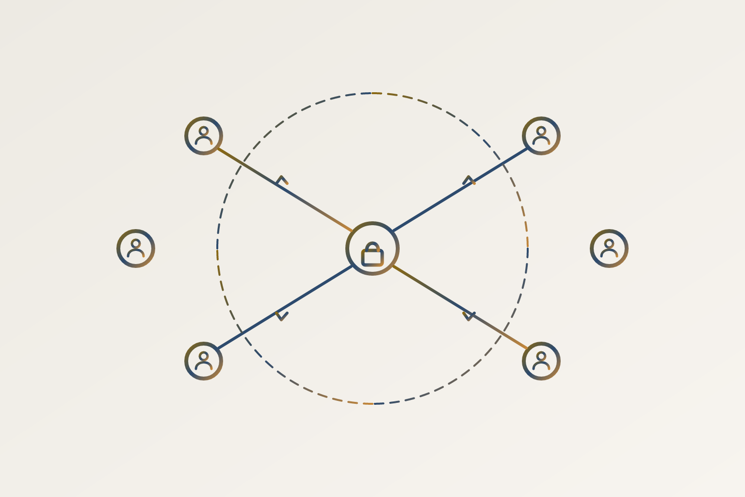 Cover illustration for “Permissioned Data Architecture for Firm-Wide Relationship Intelligence”