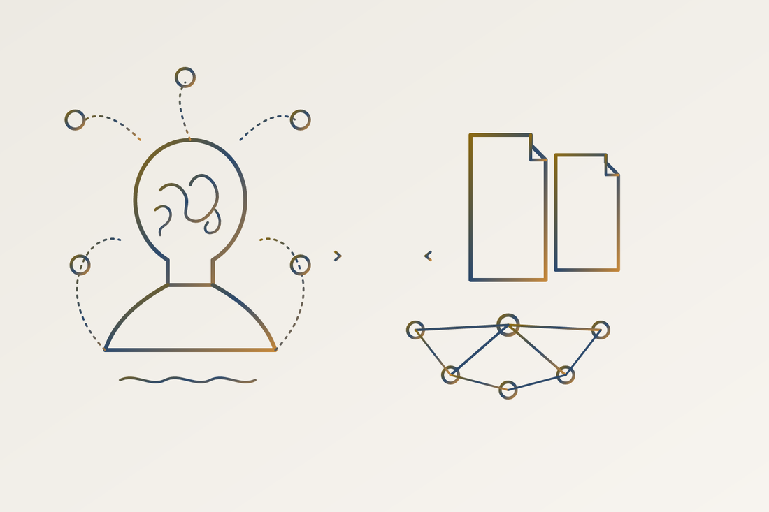 Cover illustration for “Tacit Knowledge vs Explicit Knowledge in Professional Networks”
