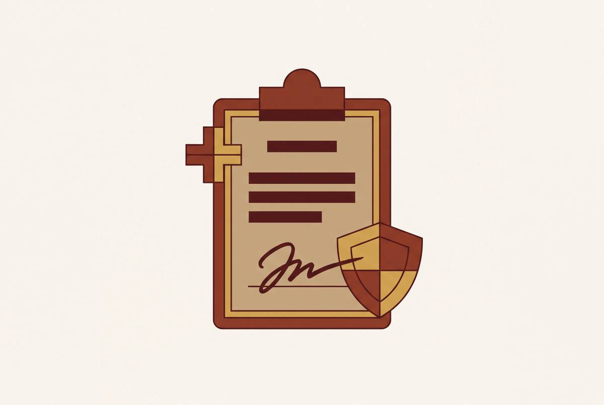 Cover illustration for “Electronic Signatures in Healthcare Consent and HIPAA Compliance”