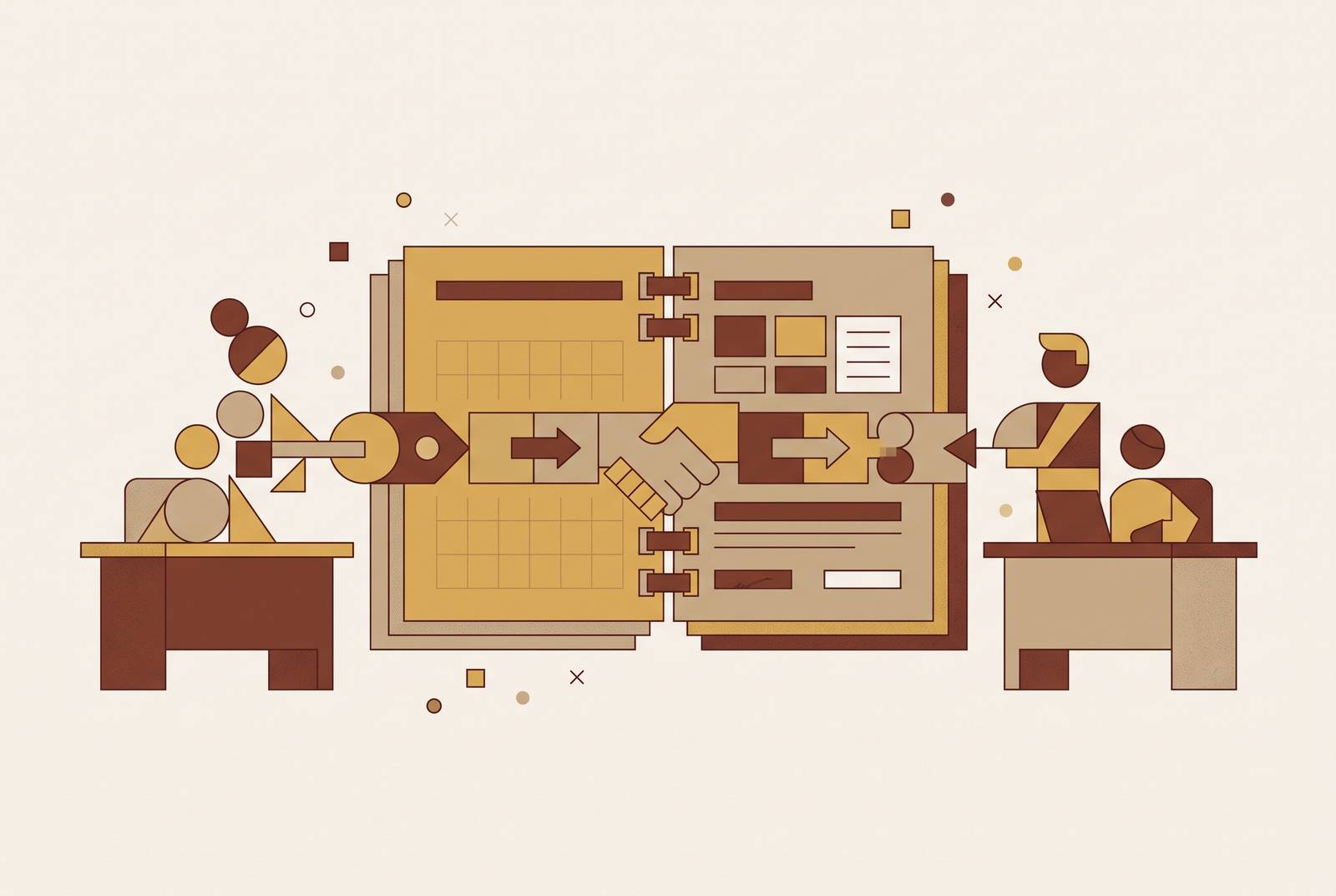 Cover illustration for “Contract Playbook Design for Sales and Procurement Teams”