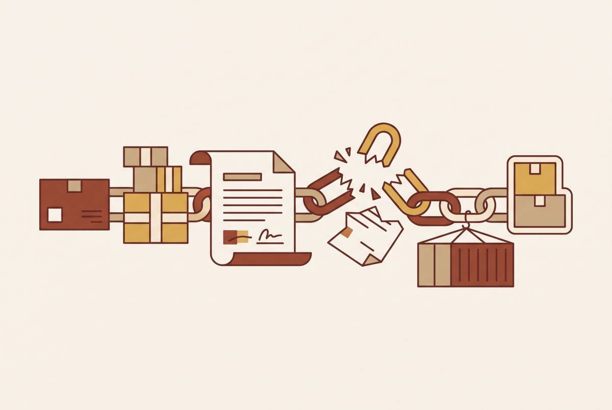 Cover illustration for “Third-Party Contract Risk in Supply Chain Agreements”