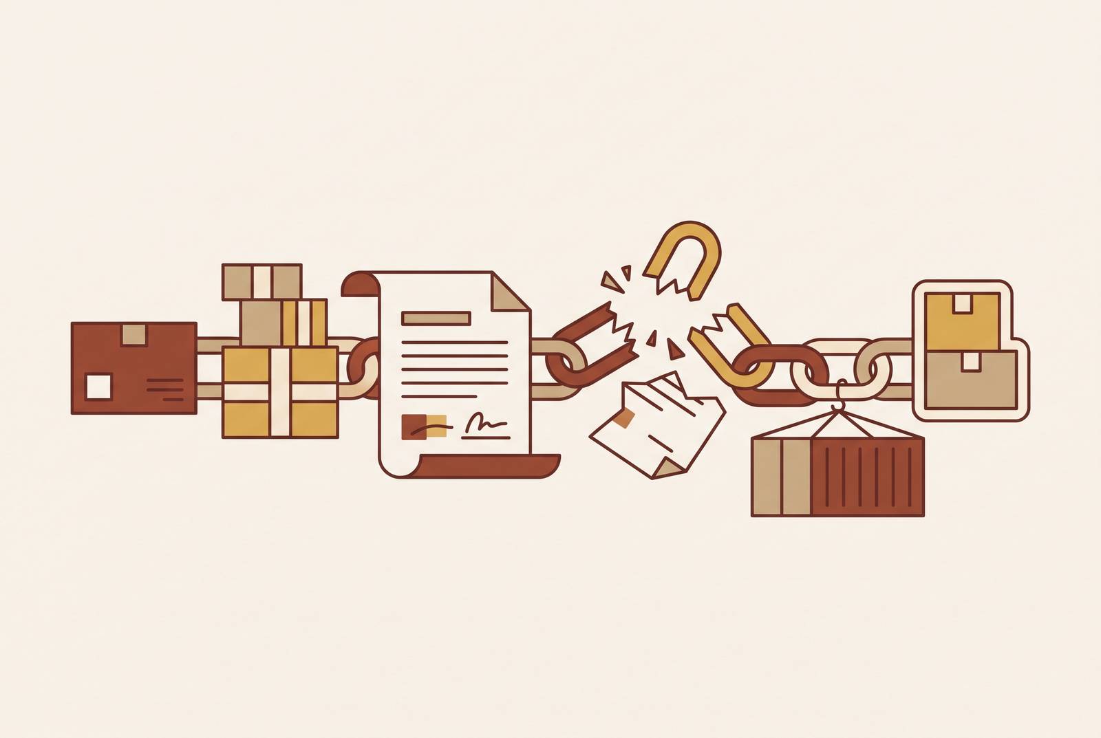 Cover illustration for “Third-Party Contract Risk in Supply Chain Agreements”