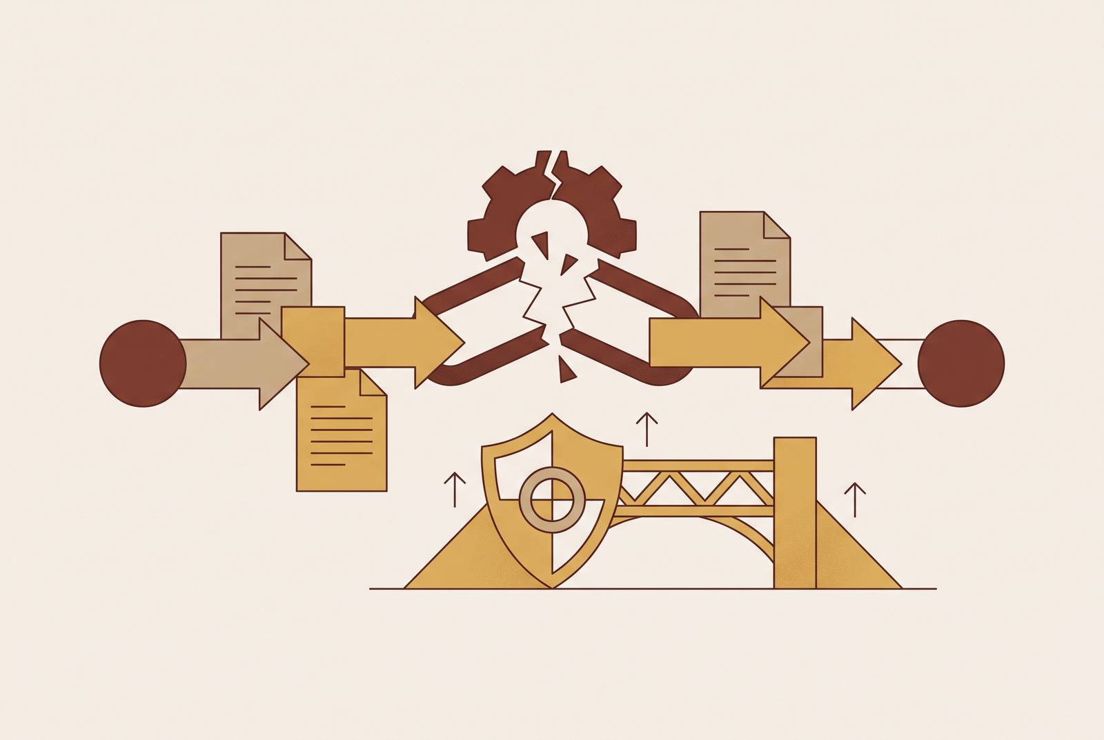 Cover illustration for “CLM Implementation Failure Causes and Prevention”