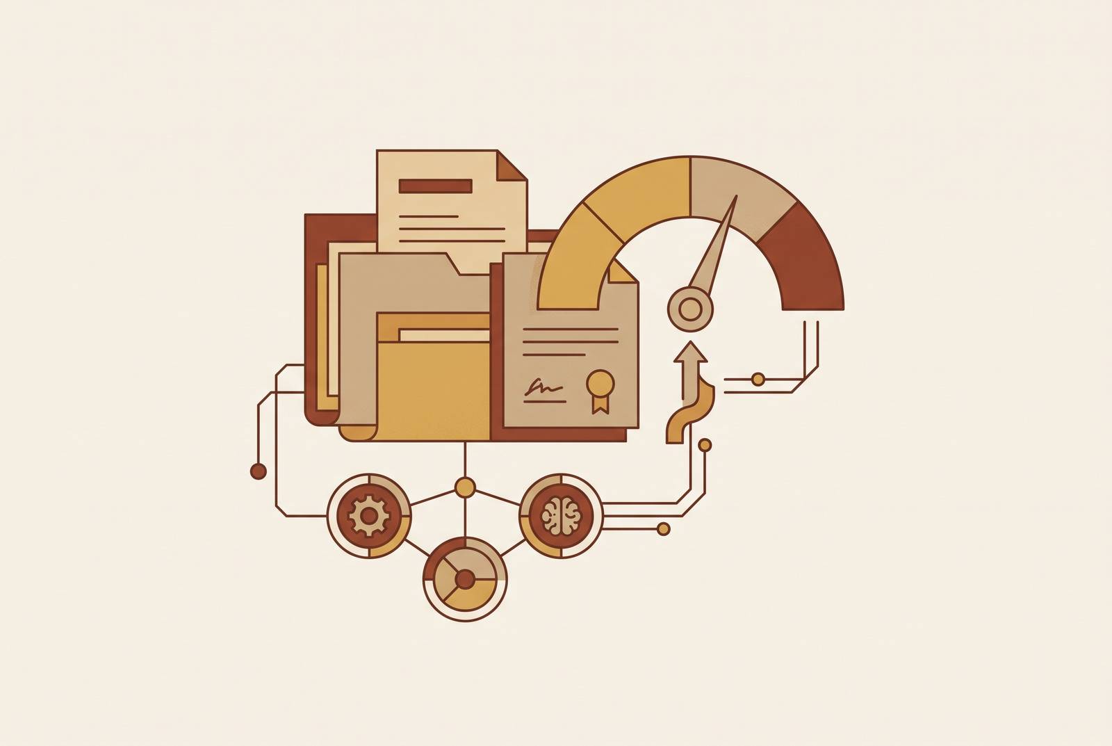 Cover illustration for “AI Risk Scoring for Contract Portfolios”