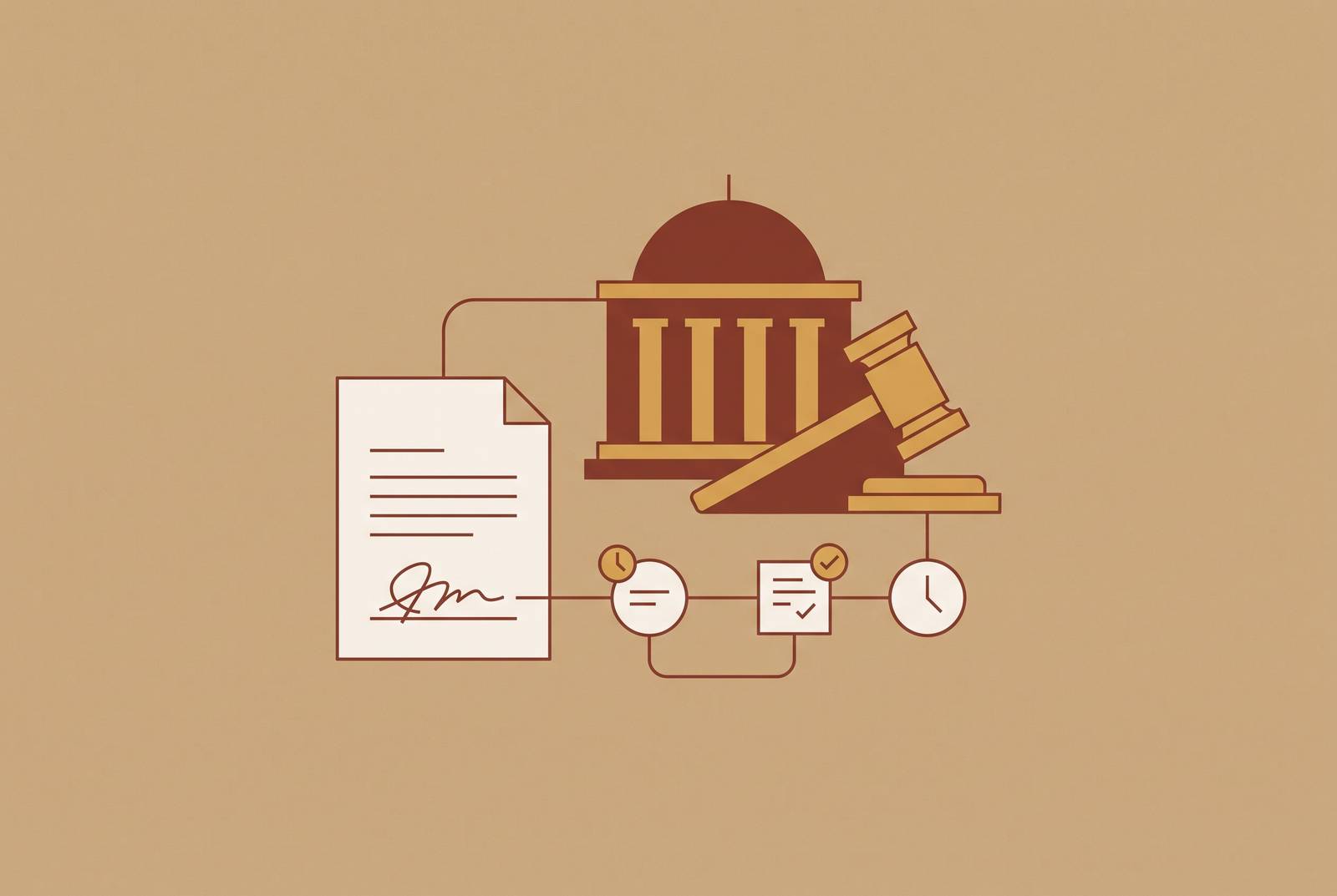 Cover illustration for “Electronic Signature Audit Trails and Court Admissibility”