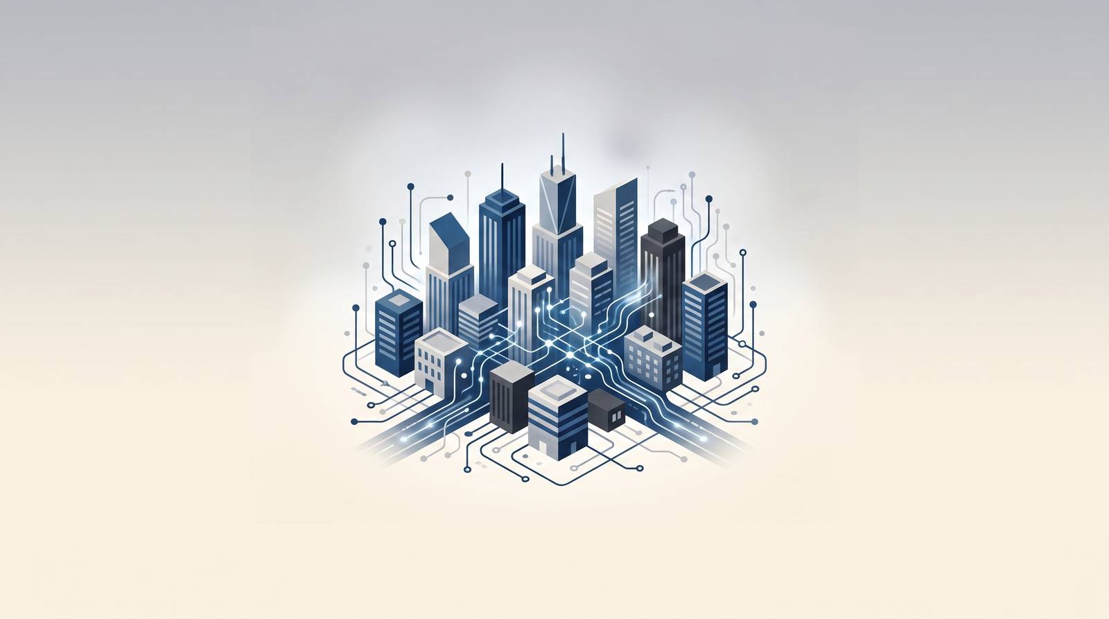 Cover illustration for “AI Tools Landscape for CRE Professionals”