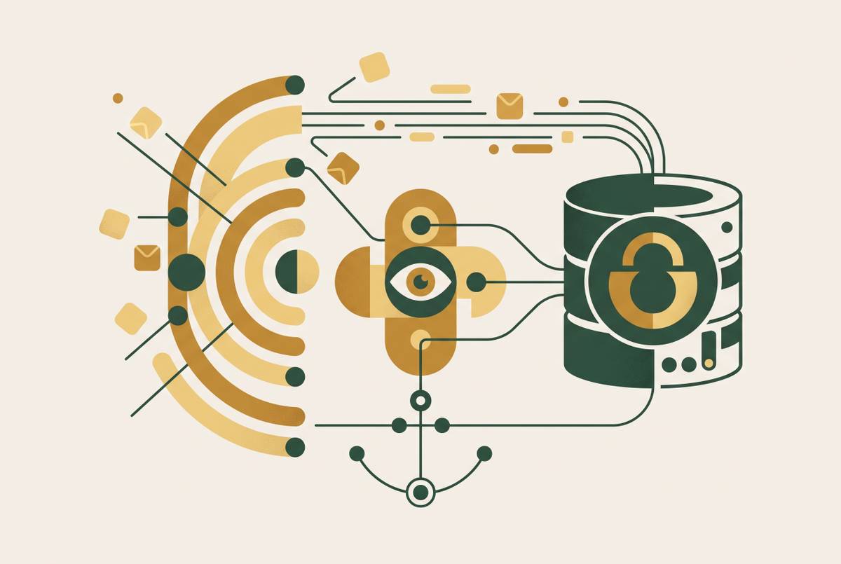 Cover illustration for “AI Agent Data Exfiltration Risks and Prevention Controls”