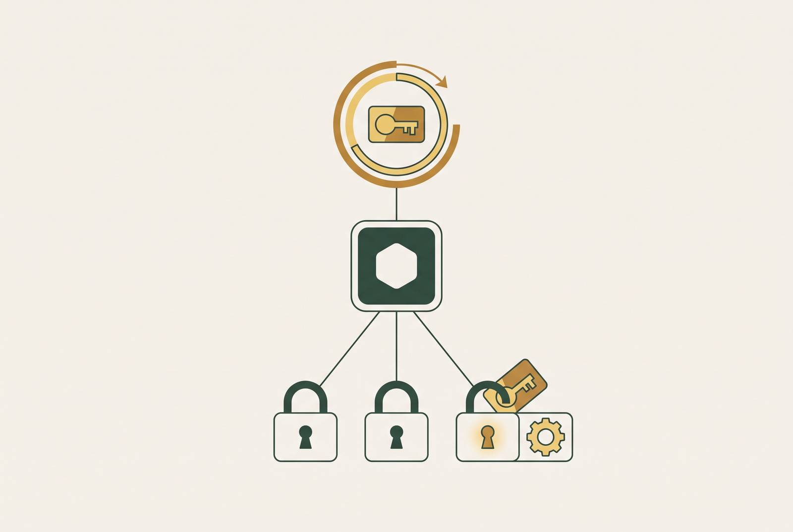 Cover illustration for “JIT Credential Provisioning for AI Agent Tool Access”