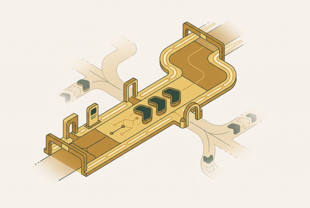 Cover illustration for “Golden Path Programs for Enterprise AI Agents”