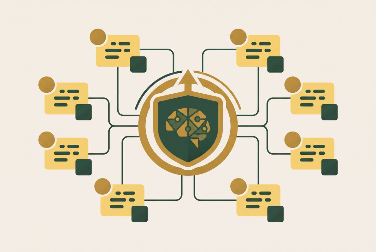 Cover illustration for “AI Agent Rollout Governance Across Business Units”