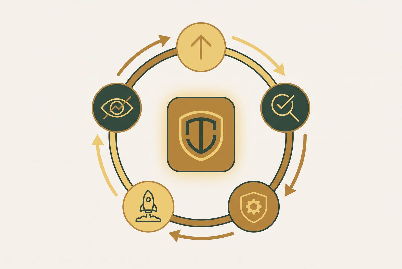 Cover illustration for “AI Agent Security Development Lifecycle for Enterprise Platform Teams”