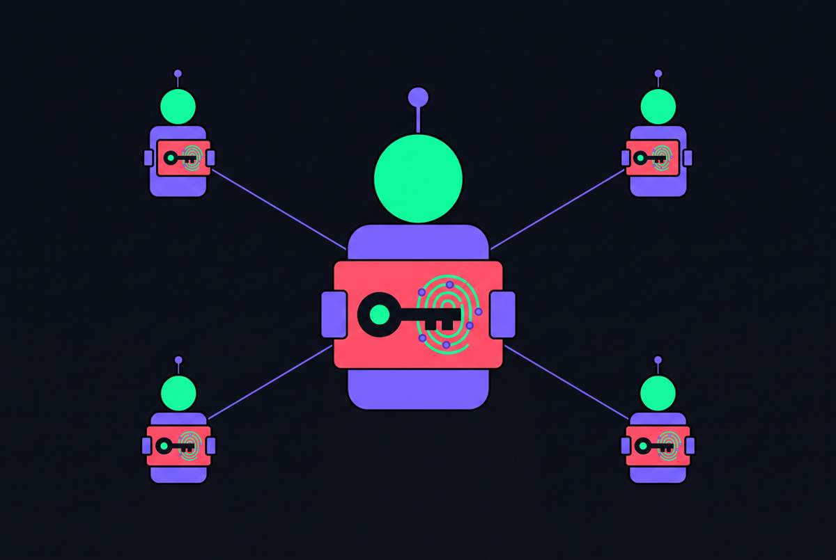 Cover illustration for “Non-Human Identity Management for MCP Agents”