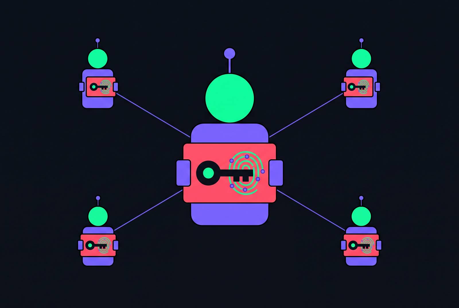 Cover illustration for “Non-Human Identity Management for MCP Agents”