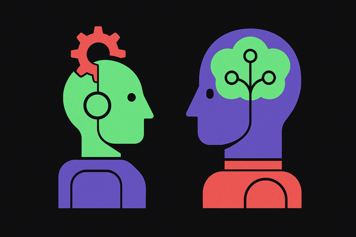 Cover illustration for “Agentic AI vs Generative AI Core Differences”