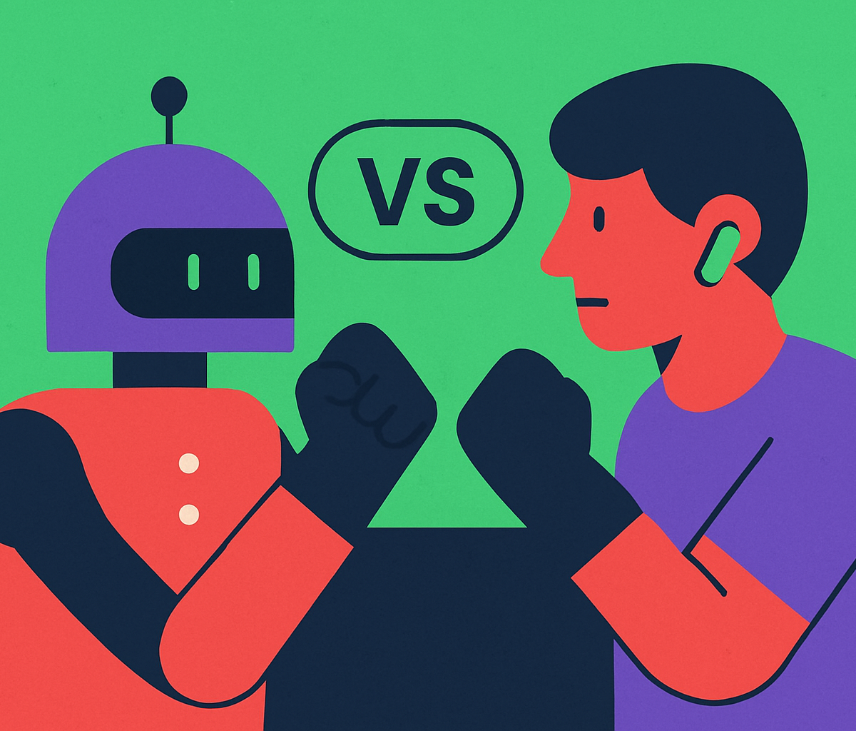 Cover illustration for “AI Agents vs. AI Assistants: What's the Difference?”