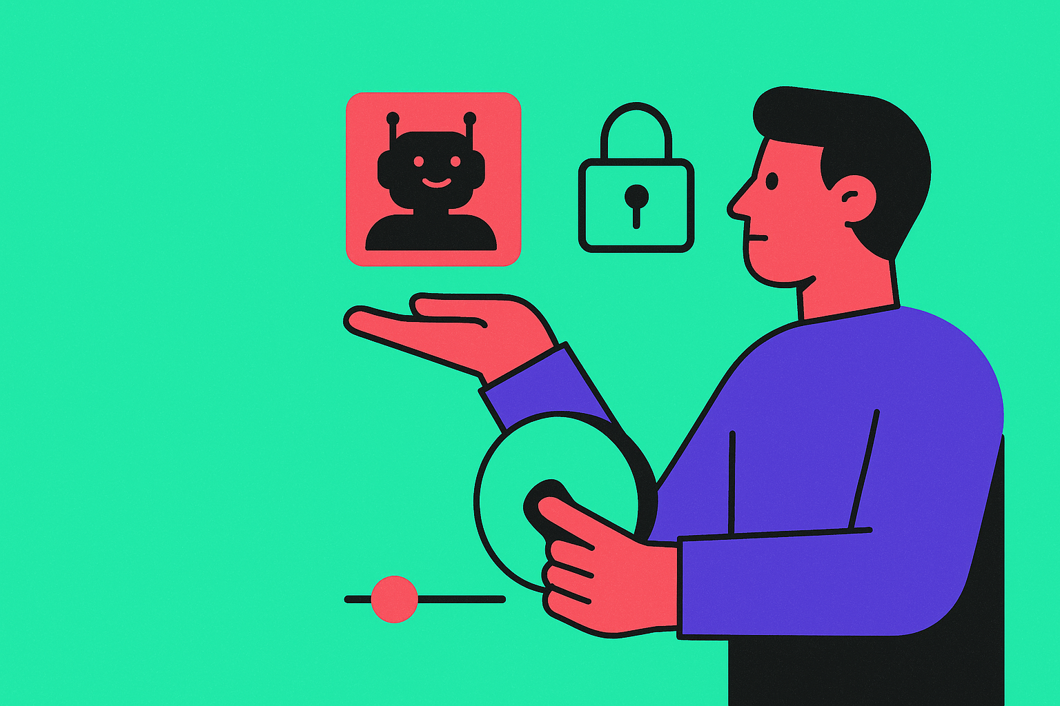 Cover illustration for “How the Best AI-Native Companies Empower Employees Without Losing Control”